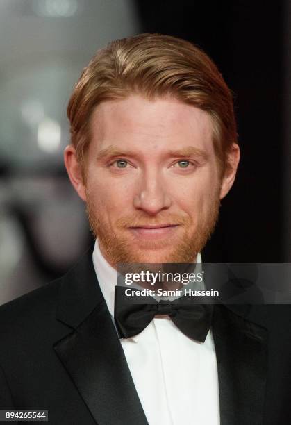 Domhnall Gleeson attends the European Premiere of 'Star Wars: The Last Jedi' at Royal Albert Hall on December 12, 2017 in London, England.