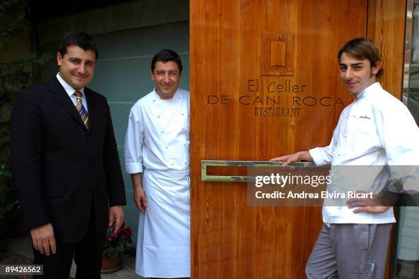 Celler Can Roca, restaurant founded in 1986 by brothers Roca , Joan, Josep and Jordi. Girona . Catalonia. Spain.