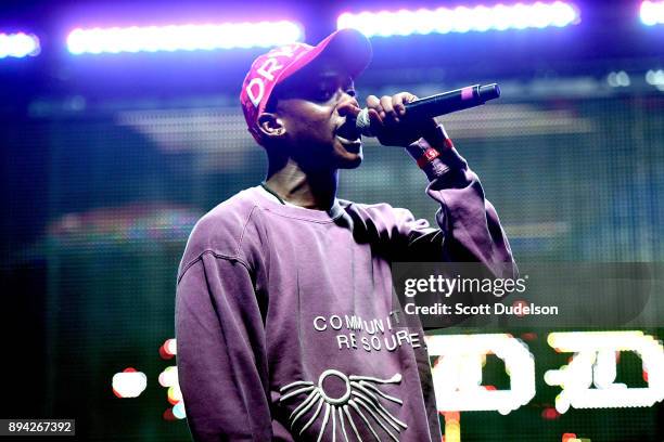 Rapper Buddy performs onstage at the Rolling Loud Festival at NOS Events Center on December 16, 2017 in San Bernardino, California.