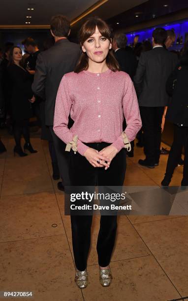 Ophelia Lovibond attends the evening Gala Performance of "Matthew Bourne's Cinderella" at Sadler's Wells Theatre on December 17, 2017 in London,...