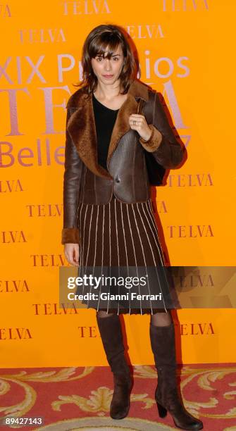 January 18, 2007. Ritz Hotel, Madrid, Spain. Beauty prizes by 'Telva Magazine'. In the image, Fanny Lautier, actress