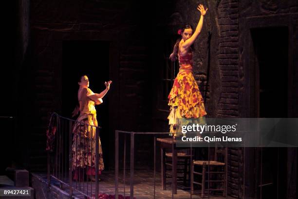 January 11, 2007. Theater of Madrid, Madrid, Spain. Dress rehearsal..., Fotografía de noticias