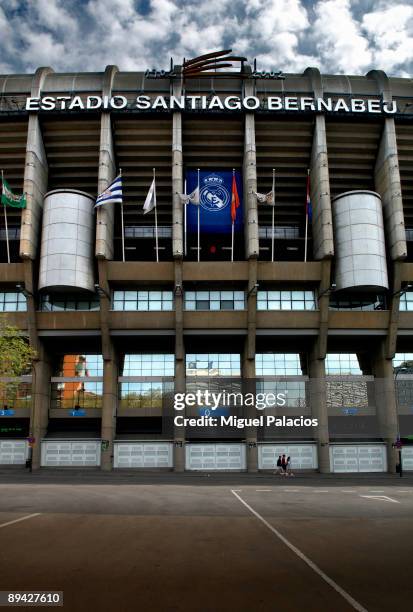 November 06, 2006. Stadium Santiago Bernabeu, Madrid, Espana. Detail of the stadium Santiago Bernabeu.