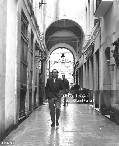January 01, 1964. Malaga, Spain. Scene of everyday life.