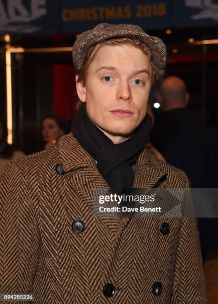 Freddie Fox attends the evening Gala Performance of "Matthew Bourne's Cinderella" at Sadler's Wells Theatre on December 17, 2017 in London, England.