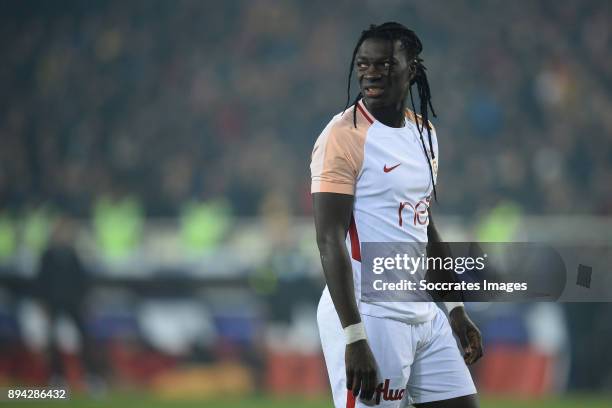 Bafetimbi Gomis of Galatasaray during the Turkish Super lig match between Malatyaspor v Galatasaray at the Malatya Arena on December 17, 2017 in...