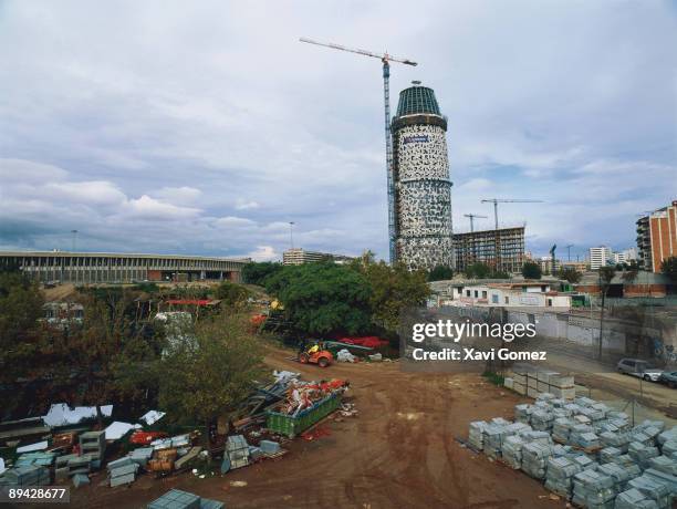 Agbar Tower. Les Glories Square