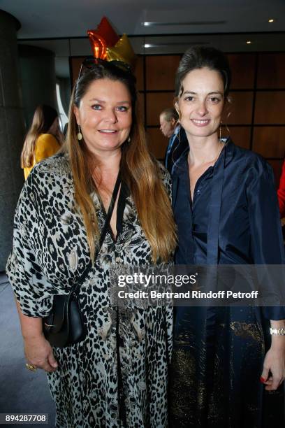 Member of the "Reve d'enfants" committee, Karin Rudnicki-Schlumberger and President of the Event, Angelique Motte attend the 32th "Reve d'Enfants" :...