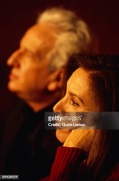 The actress and singer Ana Belen during a performance of Gabriel Garcia Marquez's 'Diatriba de amor contra un hombre sentado', play directed by Jose...