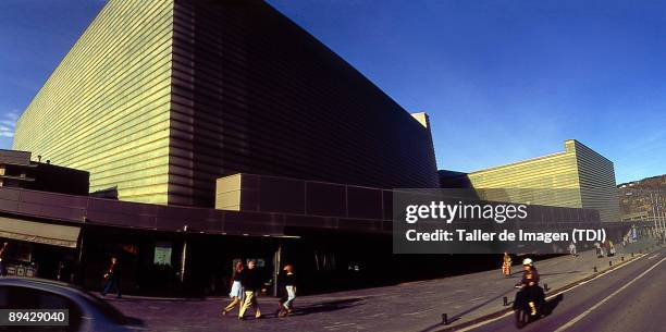 Panoramic view of the Kursaal Convention Centre and Auditorium, San Sebastian