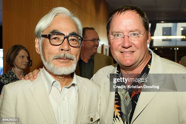 John Lasseter , chief creative officer of Pixar and Disney Animation Studios and principal creative advisor of Walt Disney Imagineering, and Japanese...