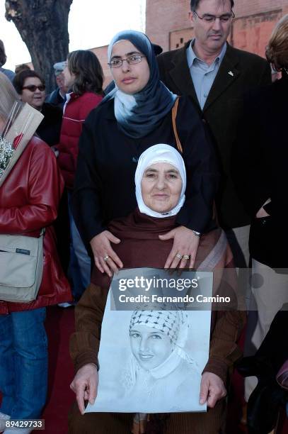 Alcala de Henares, Madrid . Inauguration of the monument in memory of the victims of the 11-M terrorist attack in the train station of Alcala de...