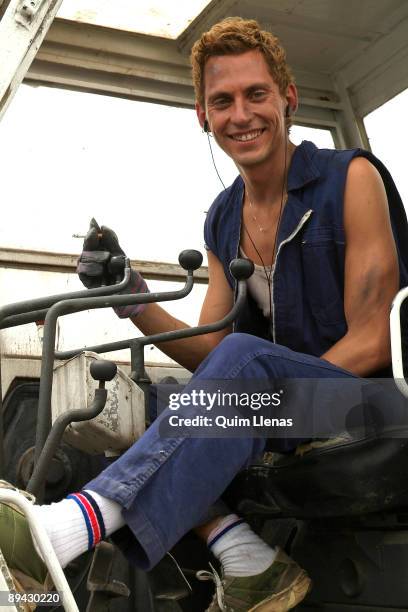 Portrait of Paco Leon, comedian and actor.