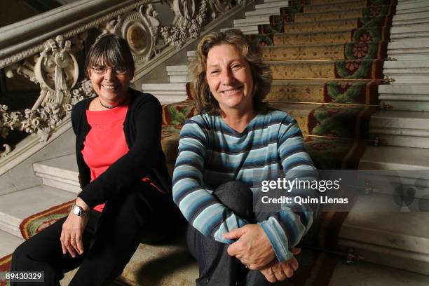 Portrait of Ema Wolf and Graciela Montes, writers.