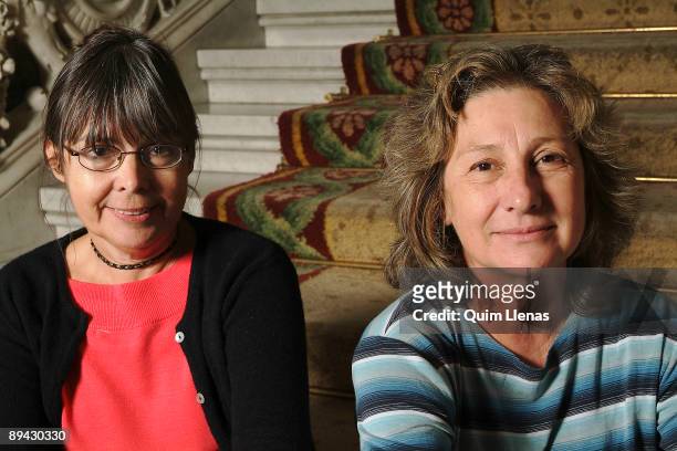 Portrait of Ema Wolf and Graciela Montes, writers.