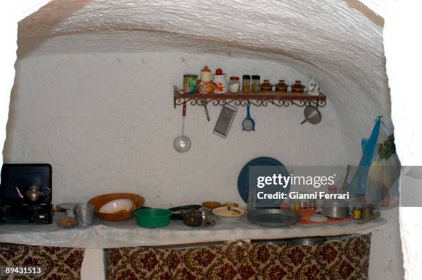 Matmata, Tunisia. Typical home berber.