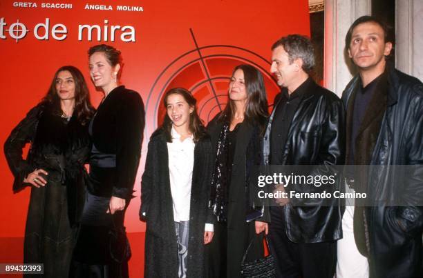 Premier of Angela 's new movie Molina, Point of Aim that it plays next to Greta Scacchi and Jeff Goldblum. Premier of Angela 's new movie Molina,...