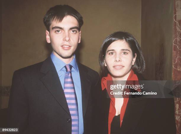 Zeus and Thais children of Sara Montiel in their mother 's birthday.