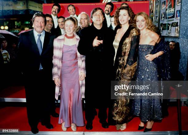 Premiere of Manuel In the picture the director with some of the main characters like: Anna Galiena, Claudia Gerini and Tiffany Hofstetter.