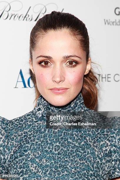 Actress Rose Byrne attends a screening of "Adam" hosted by the Cinema Society and Brooks Brothers at the AMC Loews 19th Street on July 28, 2009 in...