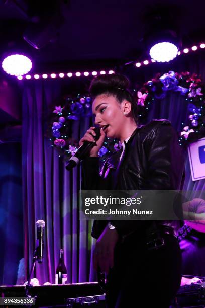 Enisa performs in concert at Blue Note Jazz Club on December 16, 2017 in New York City.