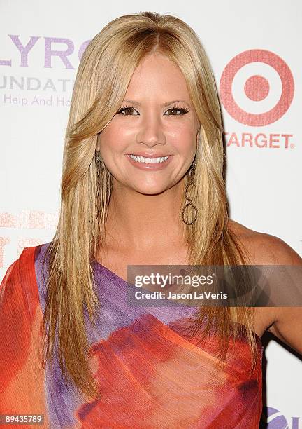 Television personality Nancy O'Dell attends the HollyRod Foundation's 2009 DesignCare event on July 25, 2009 in Los Angeles, California.