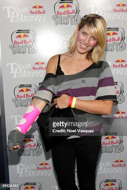 Jolene Van Vugt attends the Red Bull Toasted honoring Travis Pastrana at Avalon on July 28, 2009 in Hollywood, California.