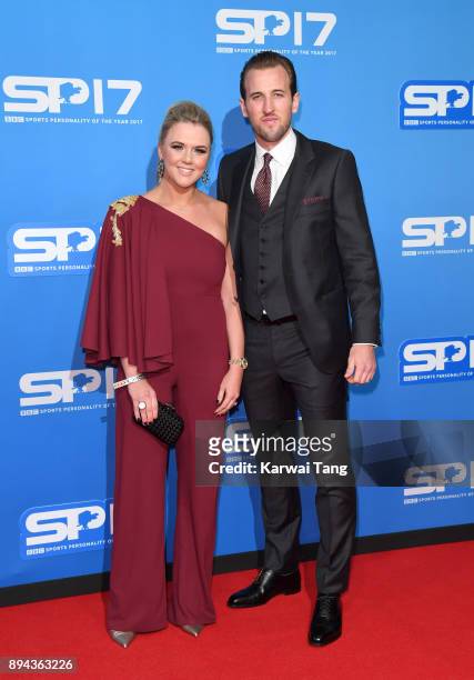 Harry Kane and Katie Goodland attend the BBC Sports Personality of the Year 2017 Awards at the Echo Arena on December 17, 2017 in Liverpool, England.