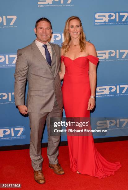 Steve Backshall and Helen Glover attend BBC's Sports Personality Of The Year held at Liverpool Echo Arena on December 17, 2017 in Liverpool, England.