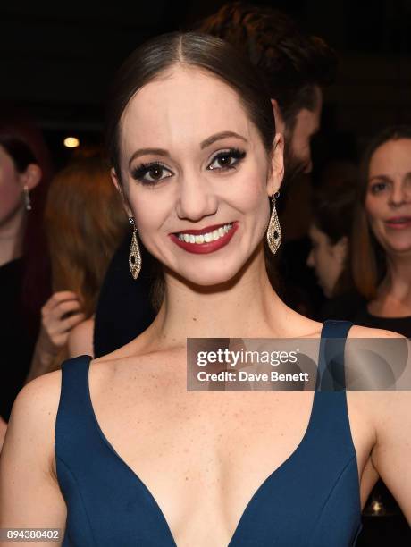 Ashley Shaw attends the evening Gala Performance of "Matthew Bourne's Cinderella" at Sadler's Wells Theatre on December 17, 2017 in London, England.