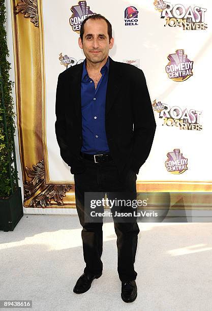 Actor Peter Jacobson attends Comedy Central's "Roast of Joan Rivers" at CBS Studios on July 26, 2009 in Studio City, California.