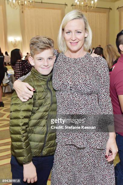 Ali Taekman and son attend The Baby2Baby Holiday Party presented by Toys"R"Us at Montage Beverly Hills at Montage Beverly Hills on December 17, 2017...