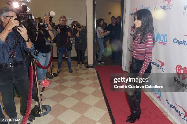 Camila Cabello attends Y100's Jingle Ball 2017 at BB&T Center on December 17, 2017 in Sunrise, Florida.