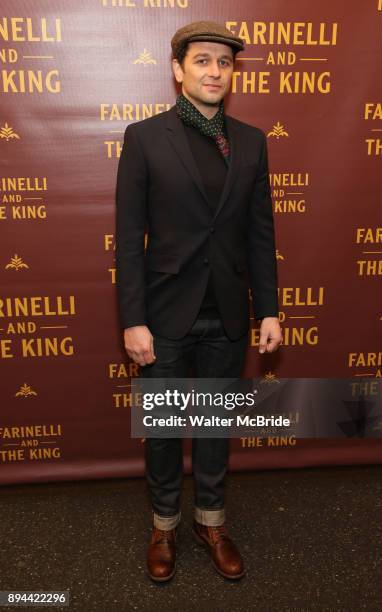 Matthew Rhys attends the Broadway opening night performance of 'Farinelli and the King' at The Belasco Theatre on November 17, 2017 in New York City.