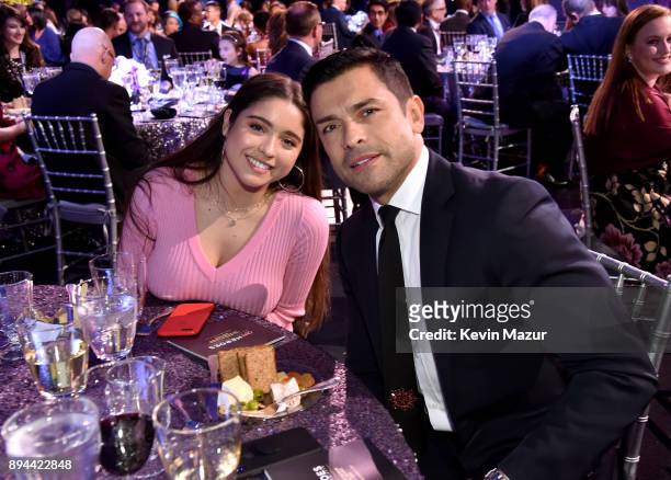 Lola Grace Consuelos and Mark Consuelos attend CNN Heroes 2017 at the American Museum of Natural History on December 17, 2017 in New York City....