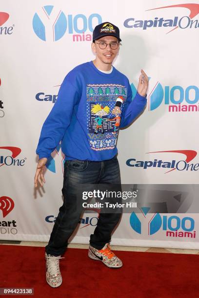 Logic attends the 2017 Y100 Jingle Ball at BB&T Center on December 17, 2017 in Sunrise, Florida.