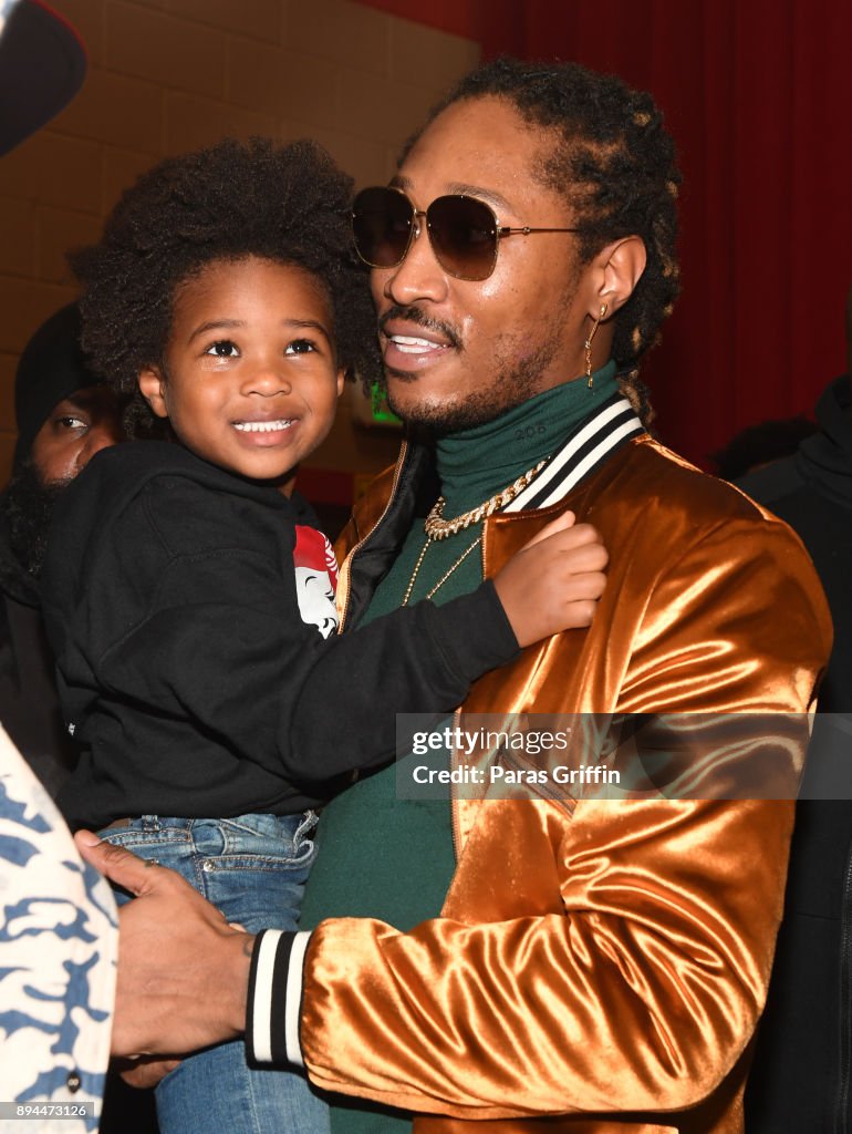Future Wilburn Rapper Rapper Future with his son Future Zahir Wilburn onstage at 5th Annual ...