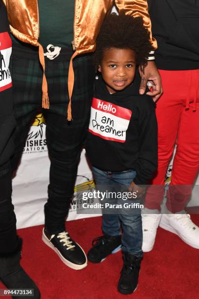 Future Zahir Wilburn attends the 5th Annual FreeWishes Foundation A Winter Wishland at Bessie Branham Park on December 17, 2017 in Atlanta, Georgia.