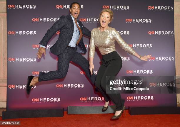 Don Lemon and Brooke Baldwin attend CNN Heroes 2017 at the American Museum of Natural History on December 17, 2017 in New York City. 27437_016