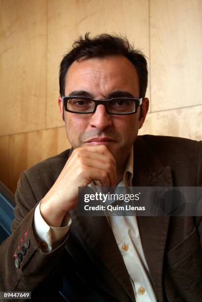 April 30, 2008. Valle Inclan Theatre, Madrid, Spain. Portrait of Sergi Belbel, director of the National Teatre of Catalunya.