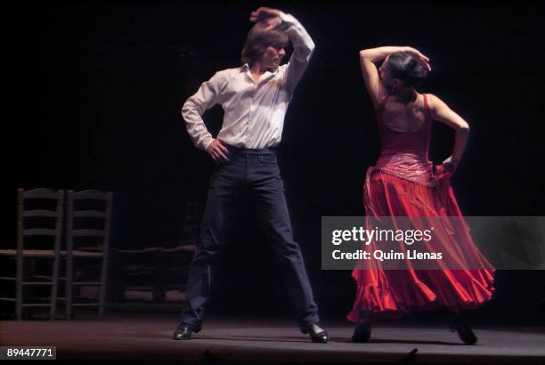 May 13, 2008. Albeniz Theatre, Madrid, Spain Dress rehearsal of the ballet 'Carmen', with the choreography of Antonio Gades.