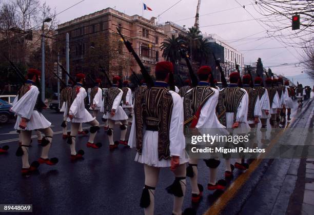Greece. Athens. National Guard Parade.