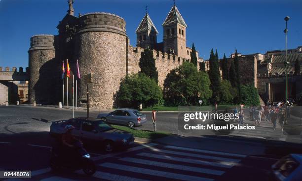 Toledo Puerta Nueva de Bisagra. Designed by Alosnso de Covarrubias. 16th century.