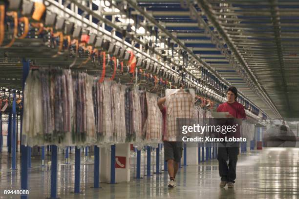 Empire. Logistic distribution center of the Zara Company. Sabon. Arteixo. La Coruna. The Spanish Fashion Company, INDITEX, owned by Amancio Ortega....