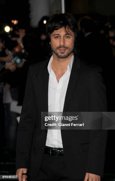 February 03, 2008. Palacio de Congresos, Madrid, Spain. Spanish Film Academy Goya awards ceremony. In the image, the actor Hugo Silva.