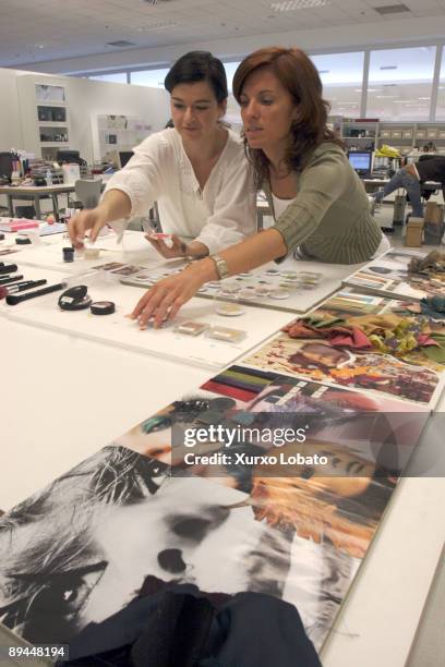 Empire. Cosmetics area in the Zara factory. Sabon. Arteixo. La Coruna. The Spanish Fashion Company, INDITEX, owned by Amancio Ortega. The entire...