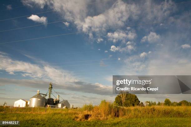 Santa Fe, Argentina, 27.03.08 - Farmers Lockout - Silo.