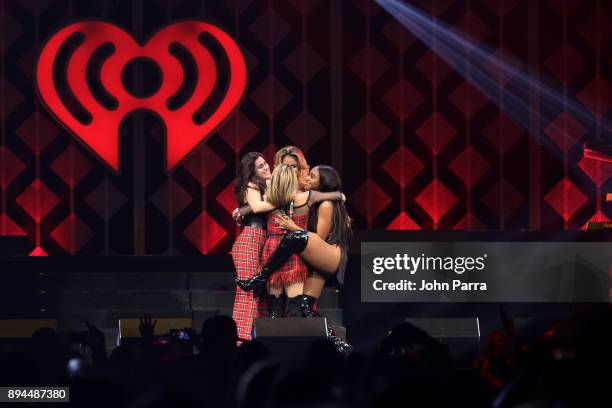 Fifth Harmony performs at Y100's Jingle Ball 2017 at BB&T Center on December 17, 2017 in Sunrise, Florida.