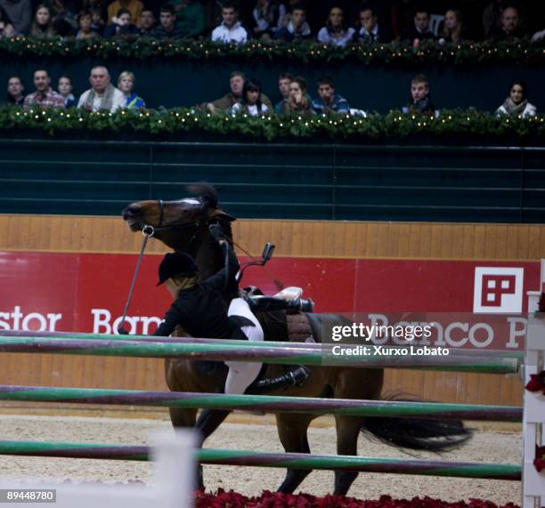 December 21, 2008. Arteixo, A Coruna, Galicia, Spain. Marta Ortega, daughter of Amancio Ortega, chairman of Inditex in the horse-racing CSI Casas...