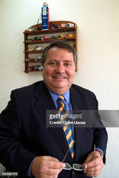 June 22, 2006. Madrid, Spain. Portrait of Mario Arnaldo, president of European Motorists Associated , in his office.